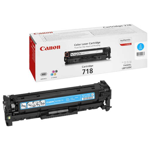 Canon 718 Cyan Original Laser Toner Cartridge