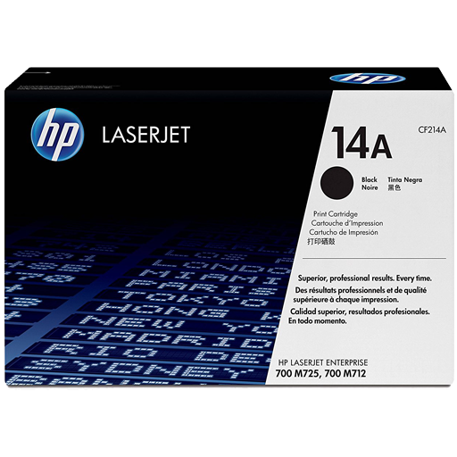 HP 14A Black Original LaserJet Toner Cartridge CF214A